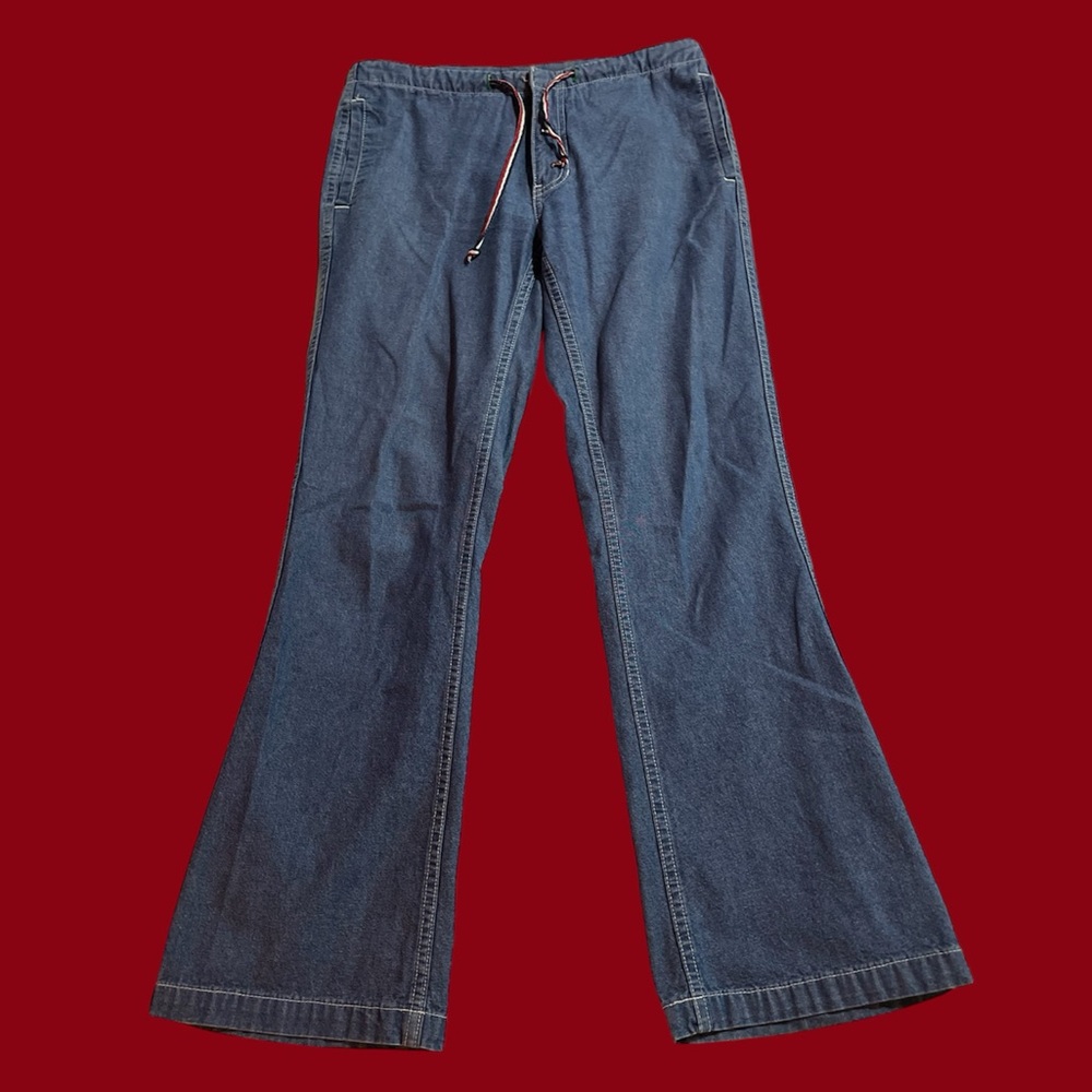Tommy Hilfiger Drawstring Flare Jeans